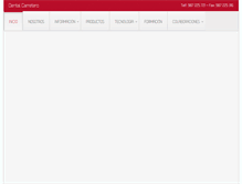 Tablet Screenshot of dentalcarretero.com
